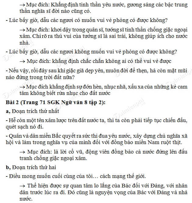 Soạn Văn 8 Bài Hành Động Nói Tiếp Theo
