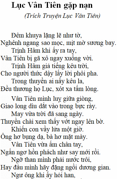 Soạn văn 9 bài Lục Vân Tiên gặp nạn