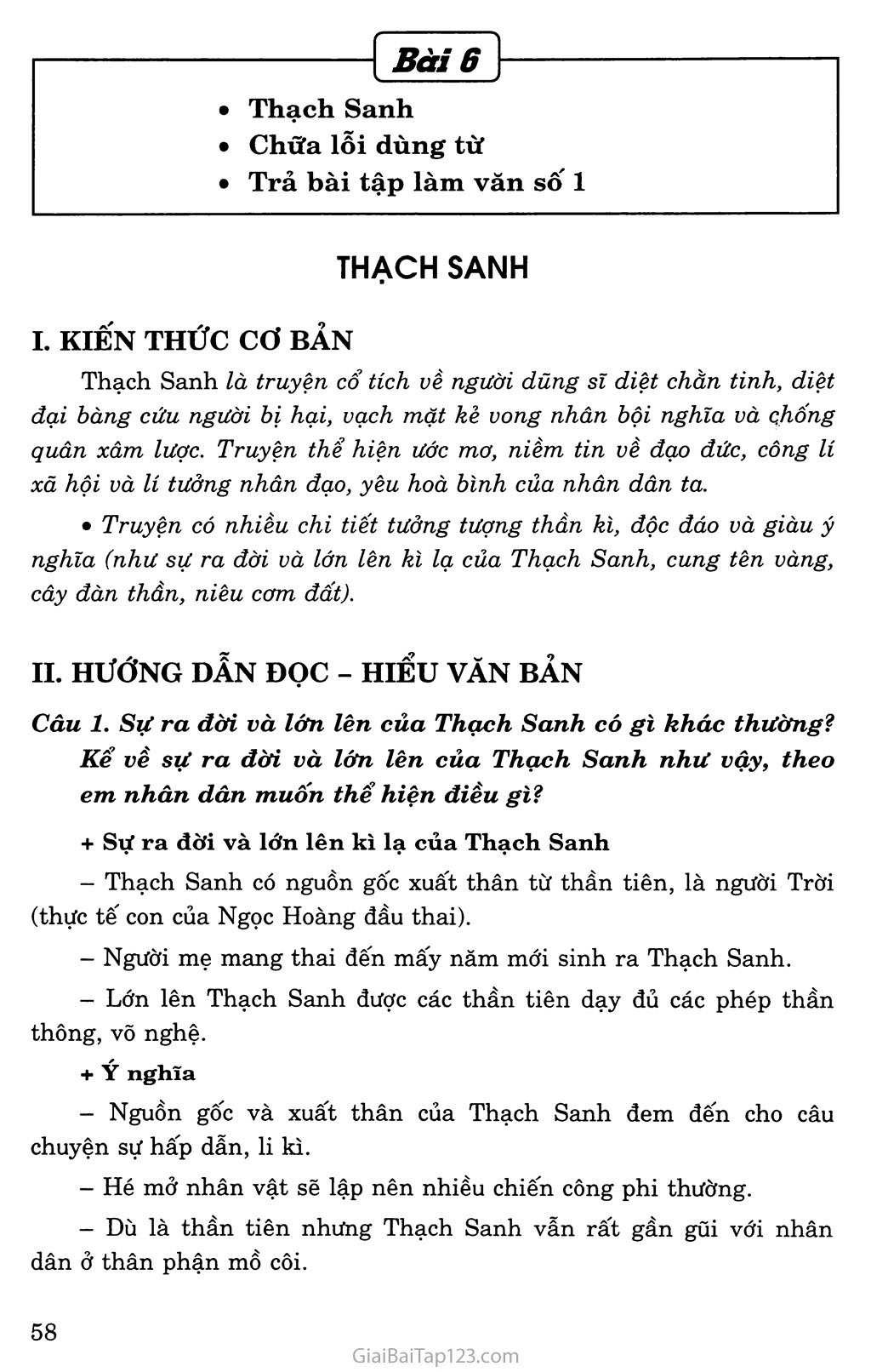 Soạn Văn Bài Thạch Sanh Lớp 6 Gallery 2