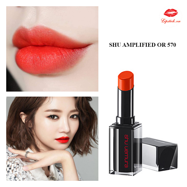 Son Shu Uemura Màu Đỏ Cam: Review Chi Tiết & Mua Ở Đâu