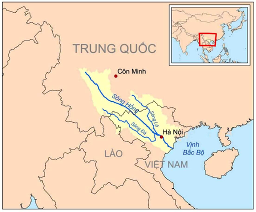 Sông Lô bắt nguồn từ đâu?
