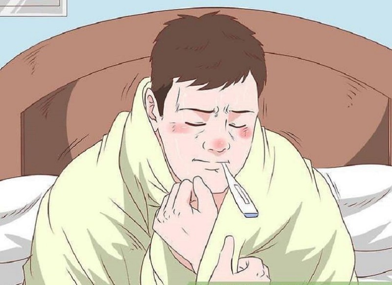 Sốt cao lạnh run người lớn
