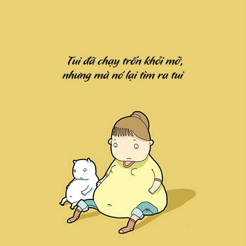 STT Béo - Tuyển tập những Status hài hước và ý nghĩa về việc tăng cân