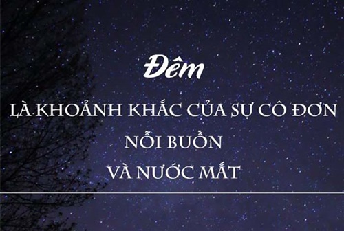 STT Về Đêm Chất - Những Câu Nói Hay Về Đêm Gallery 1