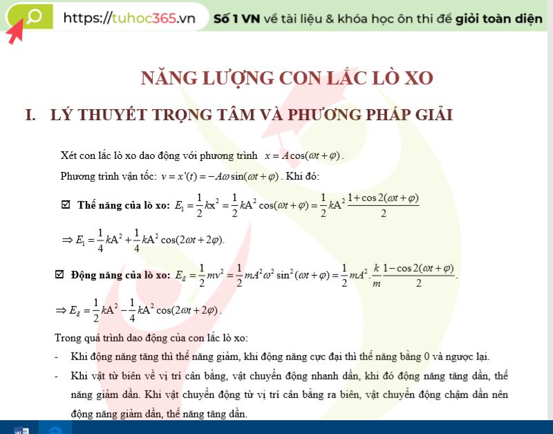 Năng lượng của con lắc lò xo Gallery 2