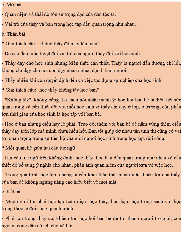 Ý nghĩa câu tục ngữ "Học thầy không tày học bạn" Gallery 1