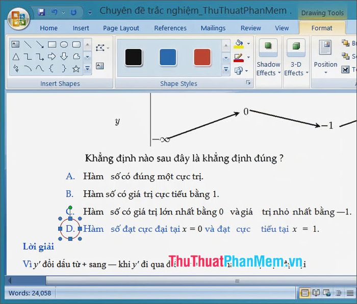 Cách Khoanh Tròn Chữ Trong Word Gallery 2