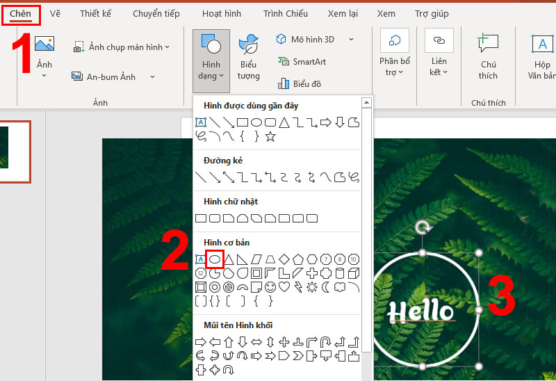 Cách Khoanh Tròn Trong PowerPoint Gallery 1