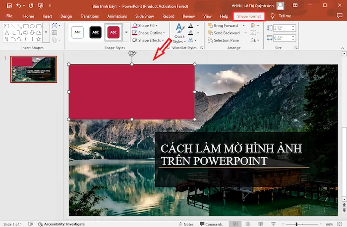 Cách làm mờ nền ảnh trong PowerPoint Gallery 2