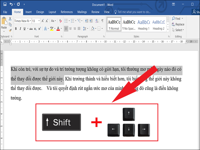 Cách Bôi Đen Ngắt Quãng Trong Word Gallery 1