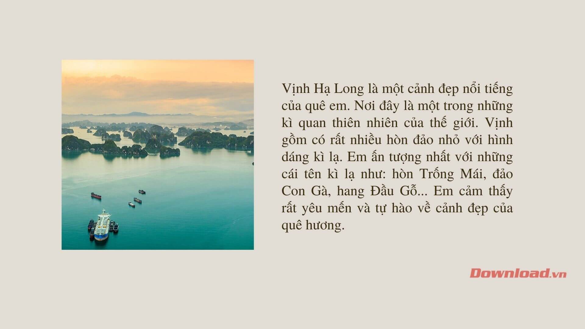 Tình cảm của em về cảnh vật quê hương Gallery 2