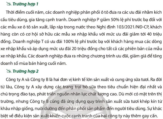Nội dung nào dưới đây không phải là nguyên nhân dẫn đến cạnh tranh? Gallery 2