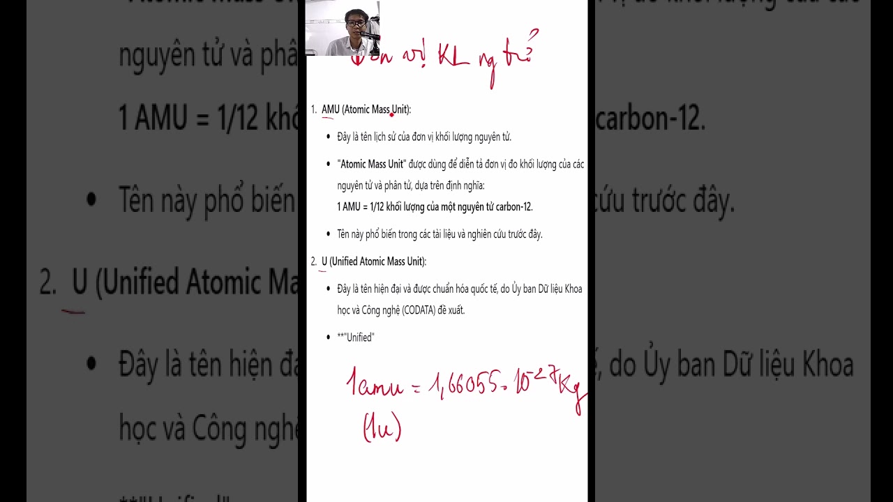 Đơn vị khối lượng nguyên tử (amu hoặc u) là gì? Gallery 2