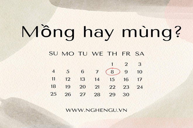 Mùng hay Mồng? Sử dụng từ nào cho đúng? Gallery 1