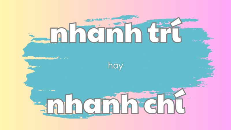 Nhanh trí hay nhanh chí? Gallery 1