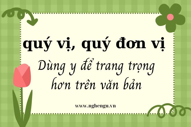 Quý vị hay quí vị? Gallery 1