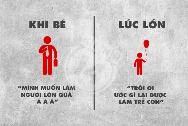Người lớn đã từng là trẻ con nhưng trẻ con chưa từng là người lớn