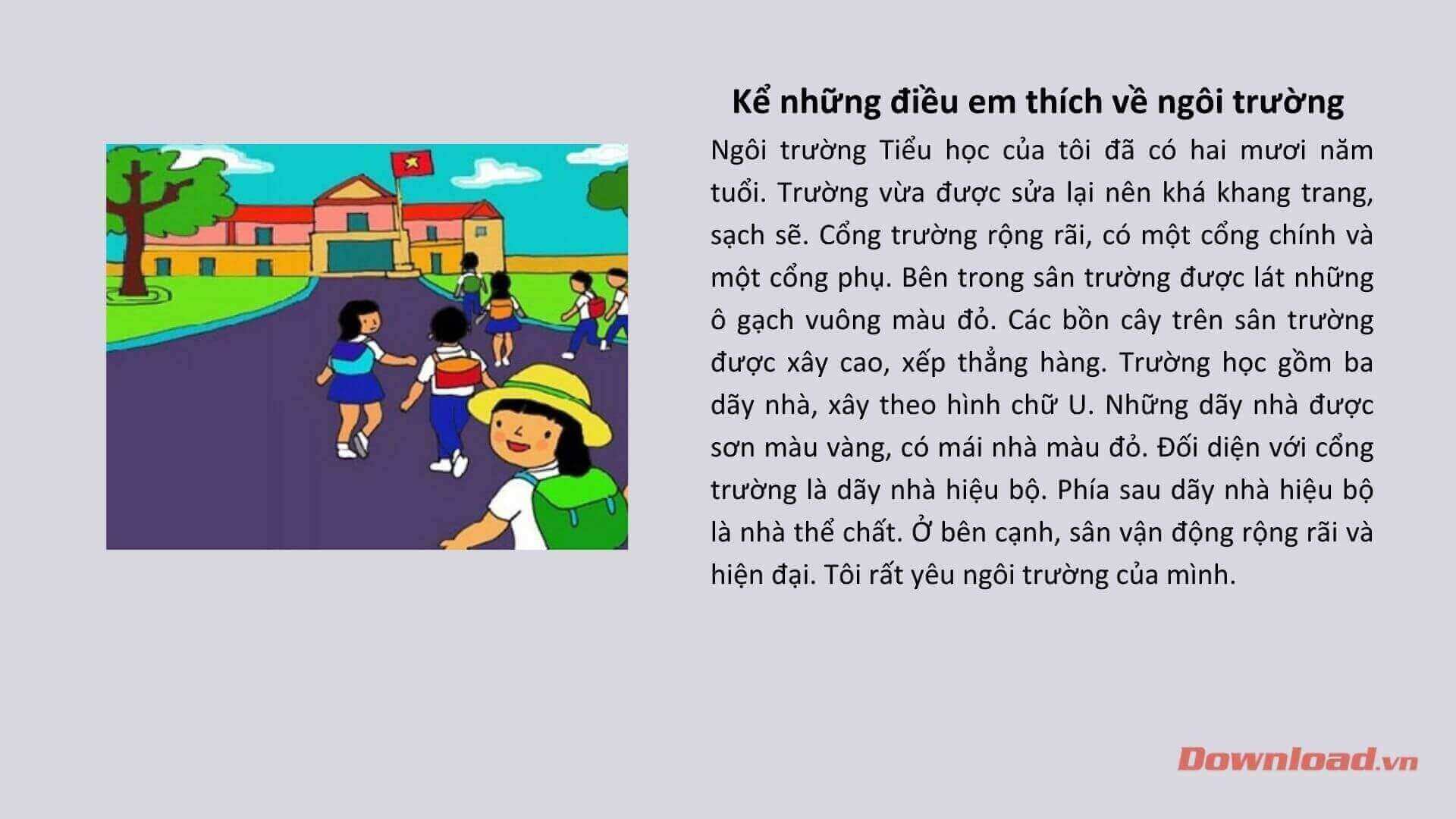 Biểu Cảm Về Ngôi Trường Ngắn Gọn Gallery 2