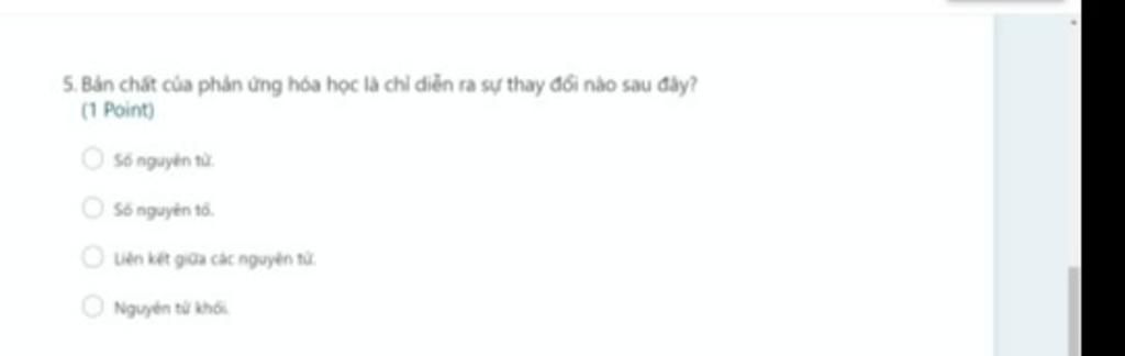 Bản chất của phản ứng hóa học là sự thay đổi về Gallery 1