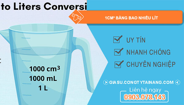 1 Lít Bằng Bao Nhiêu Cm3? Gallery 1