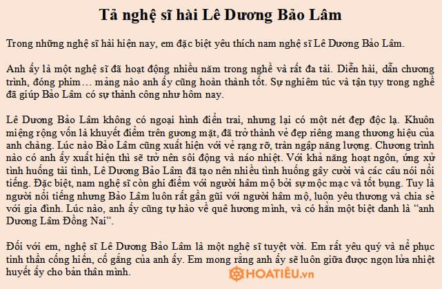 Tả Nghệ Sĩ Hài Đang Biểu Diễn Gallery 2