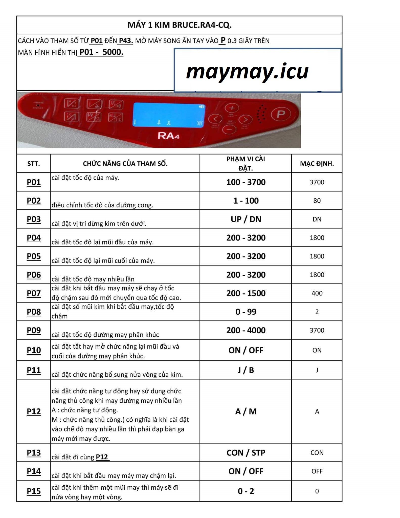 Tài Liệu Máy May Jack A4: Hướng Dẫn Sử Dụng & Sửa Chữa Gallery 2