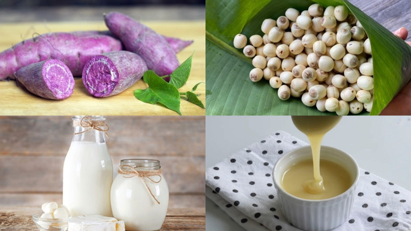 Sữa Khoai Lang Hạt Sen - Thức Uống Bổ Dưỡng, Ngọt Ngào, Lành Tính