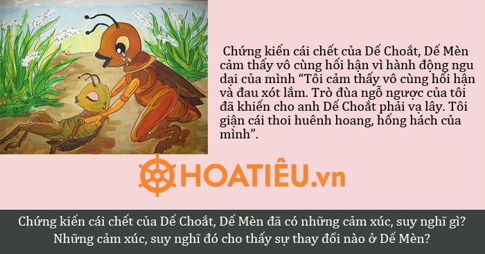 Suy nghĩ của Dế Mèn: Từ kiêu ngạo đến trưởng thành