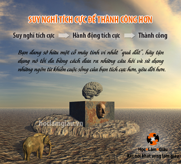 Suy nghĩ tích cực là chìa khóa dẫn đến thành công