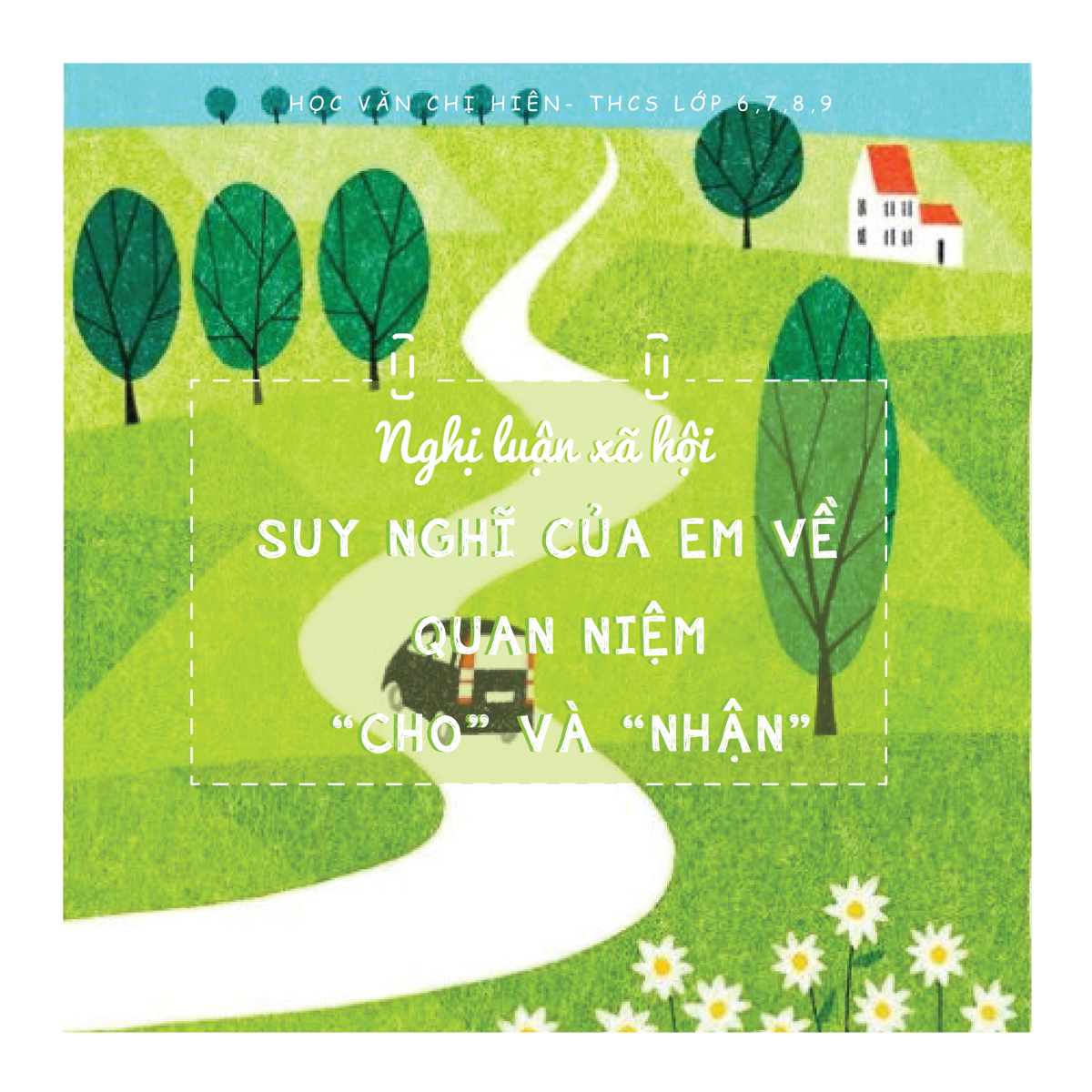 Suy nghĩ về cho và nhận trong cuộc sống