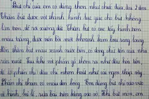 Tả cây bút bi lớp 5