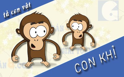 Tả con khỉ trong rạp xiếc lớp 4
