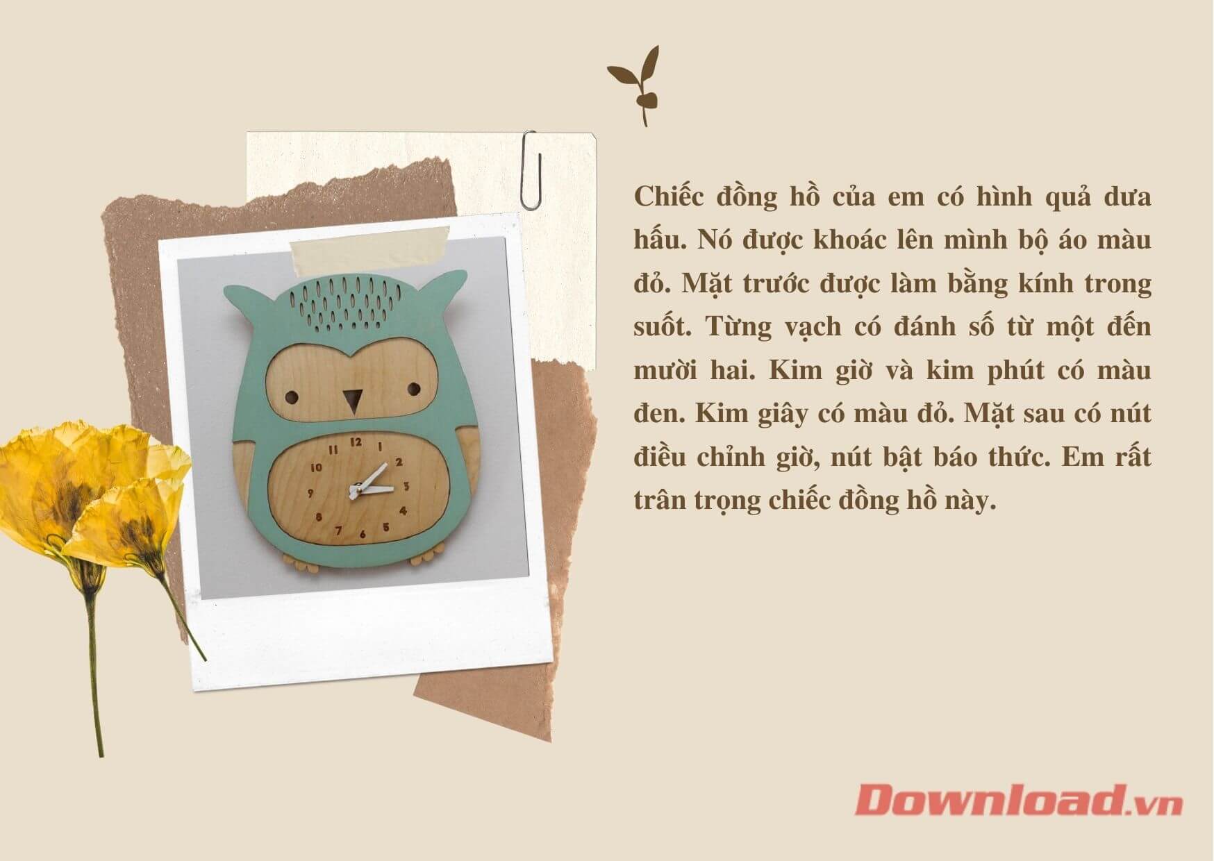 Tả đồ vật trong nhà