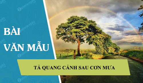 Tả Sau Cơn Mưa