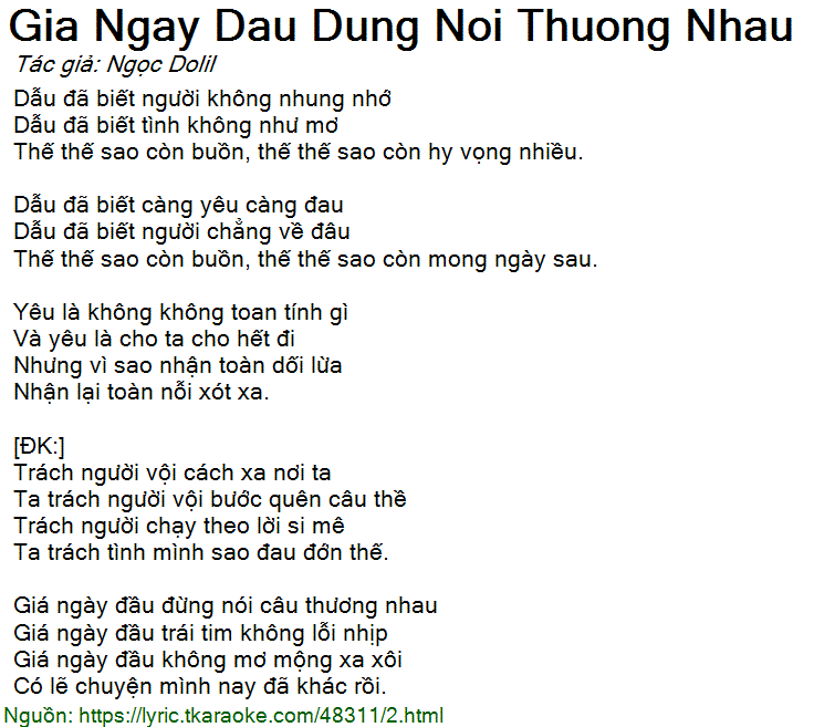 Ta Trách Tình Mình Sao Đau Đớn Thế?