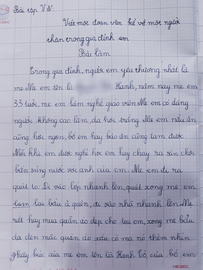 Tả Văn Về Mẹ