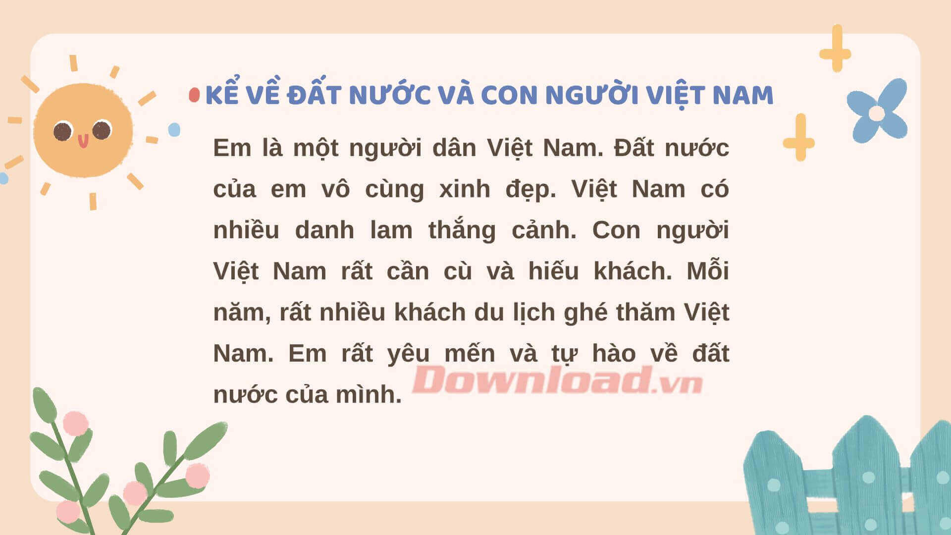Tả về đất nước Việt Nam