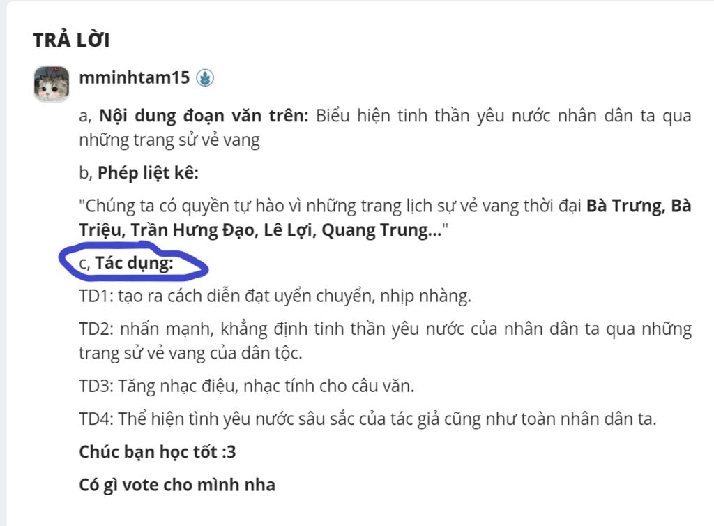Phép Liệt Kê Có Tác Dụng Gì? Gallery 1