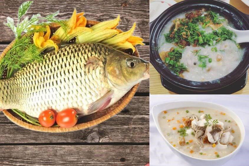 Tác dụng của cháo cá chép