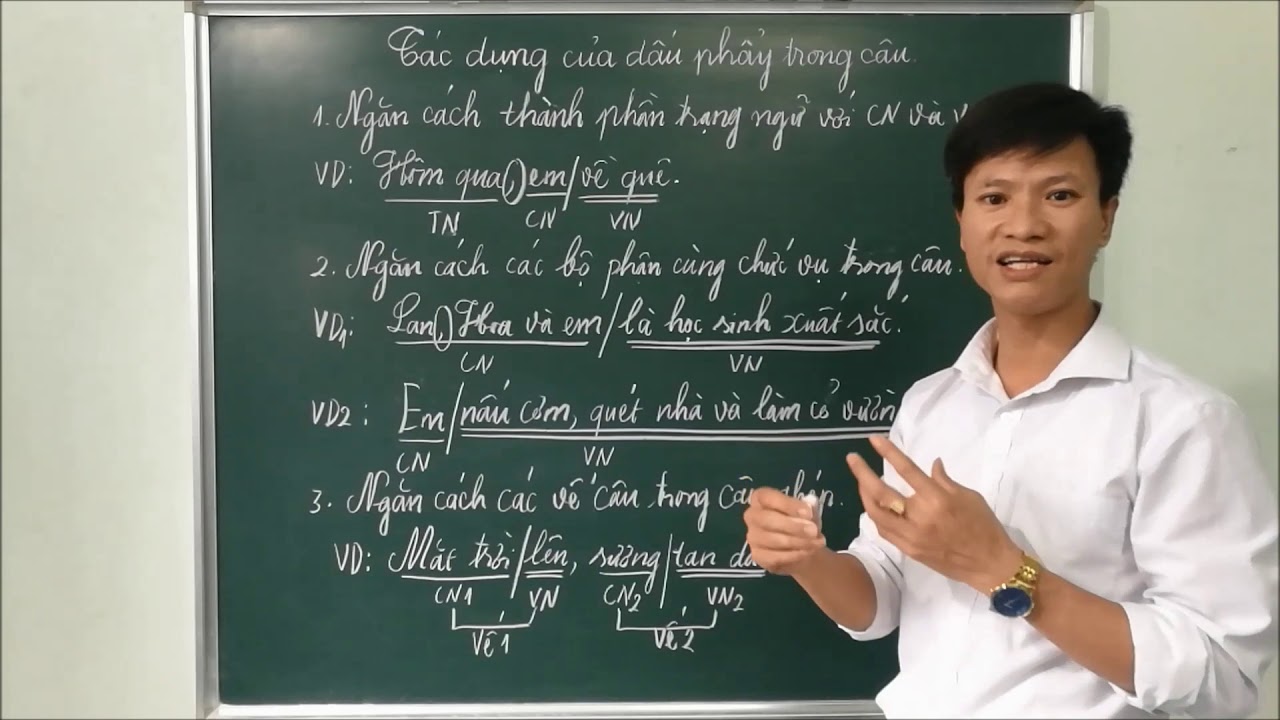 Tác dụng của dấu phẩy là gì?