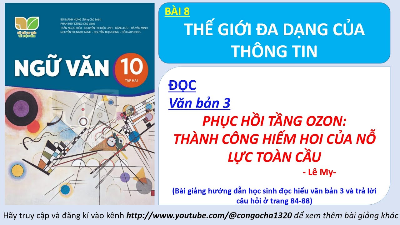 Lê My và Quá Trình Phục Hồi Tầng Ozone