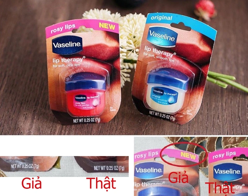 Tác hại của Vaseline giả