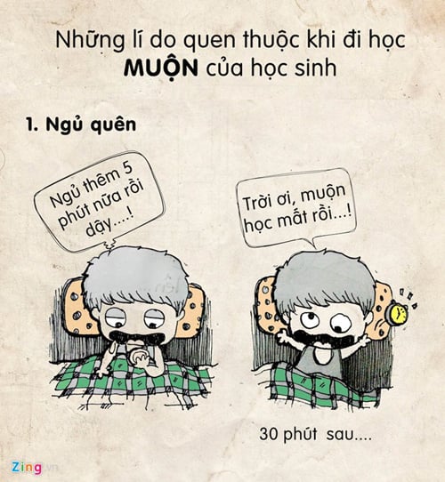 Tác hại khôn lường của việc đi học muộn