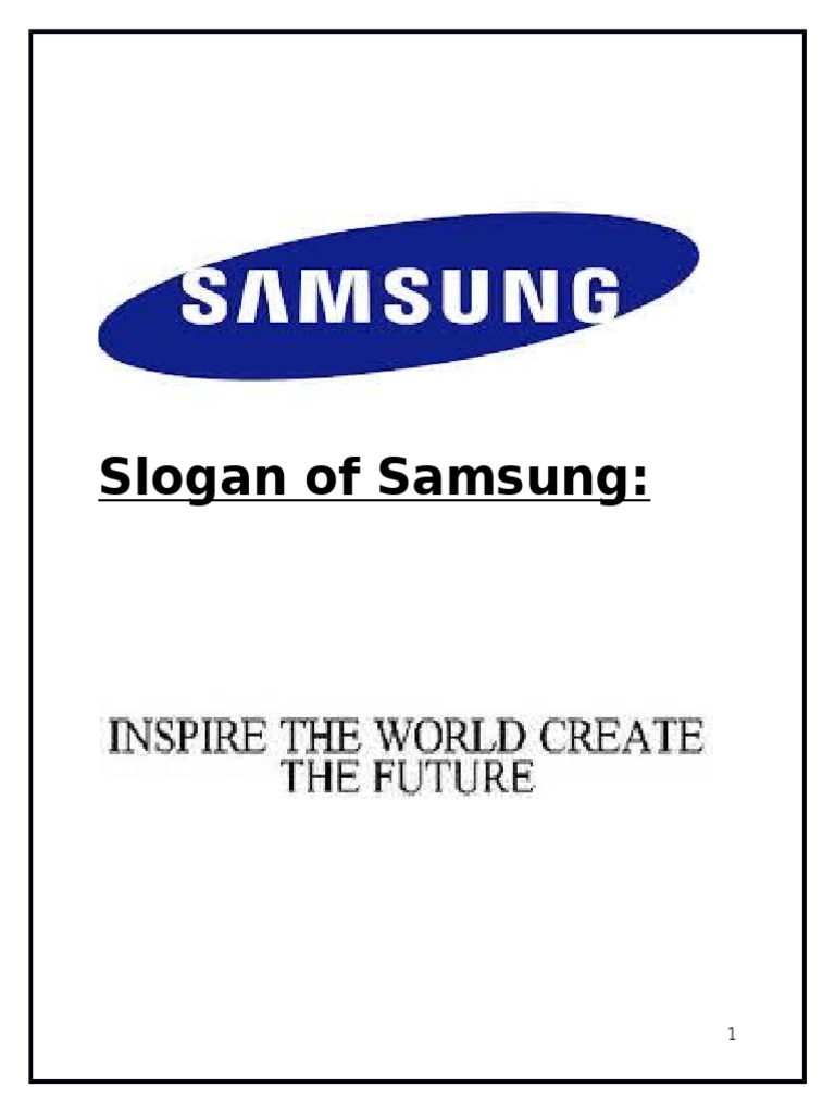 Tagline của Samsung: Khám phá ý nghĩa và lịch sử