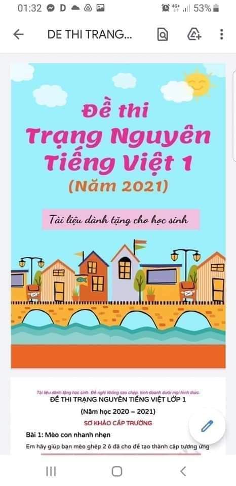 Luyện Thi Trạng Nguyên Tiếng Việt Lớp 1: Bí Kíp Giúp Con Vượt Trội Gallery 2