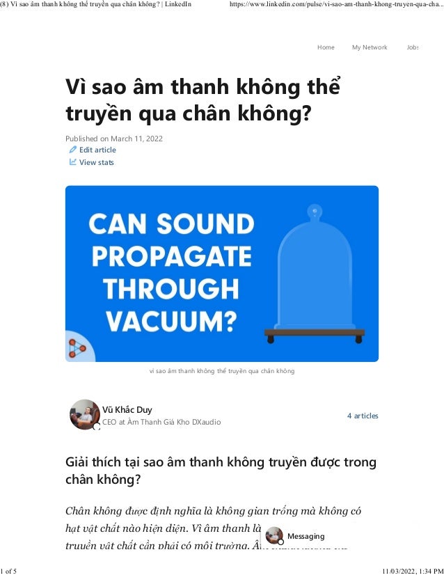 Âm thanh không truyền qua được môi trường nào? Gallery 2