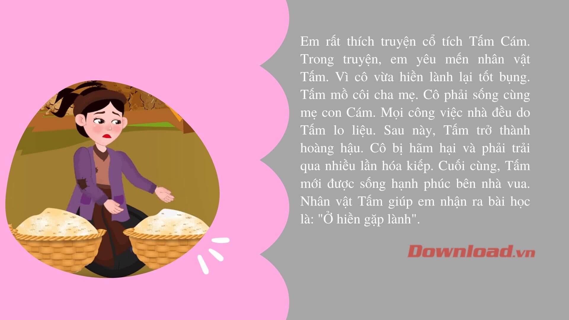 Viết đoạn văn về một nhân vật em yêu thích trong câu chuyện đã đọc đã nghe lớp 3 Gallery 1