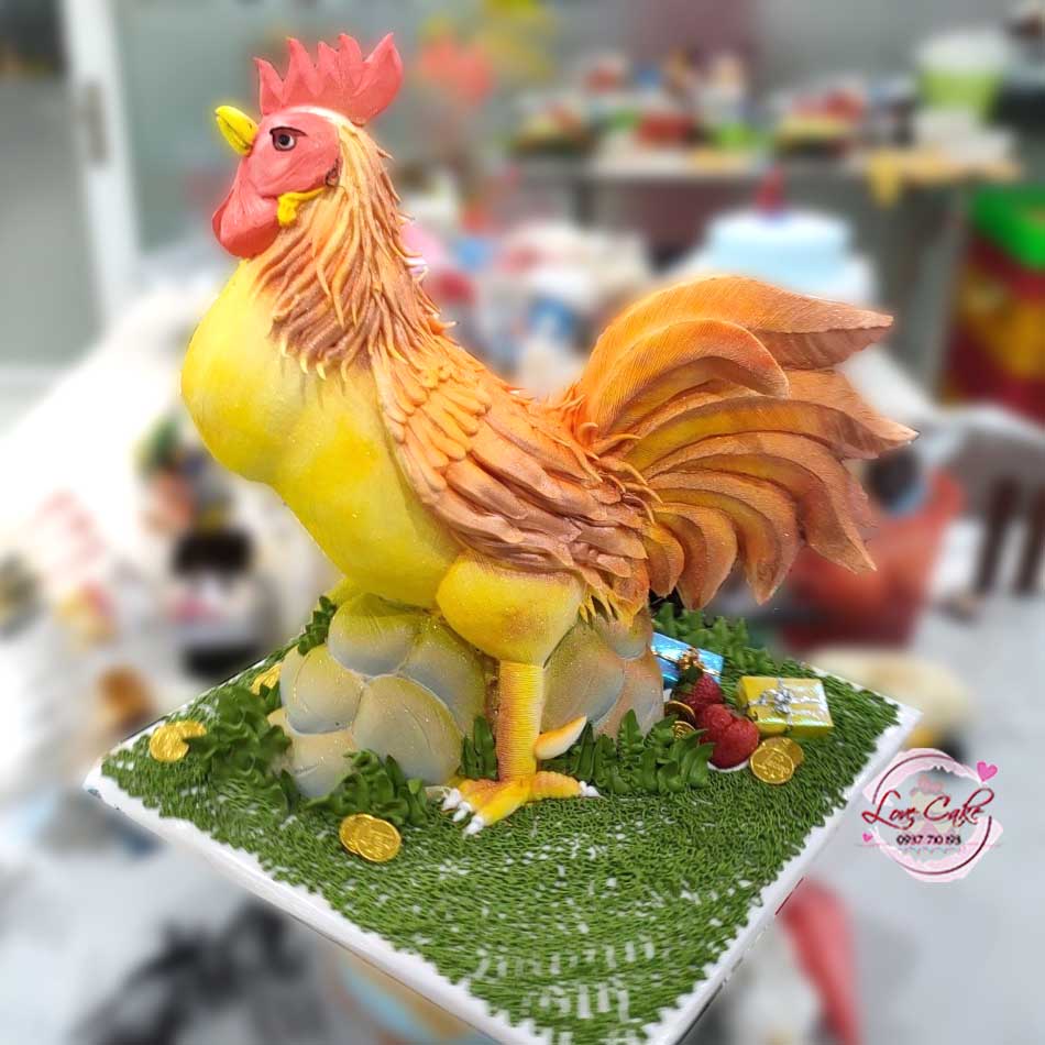 Bánh Kem Hình Con Gà Trống - Món Quà Độc Đáo và Ấn Tượng Gallery 1