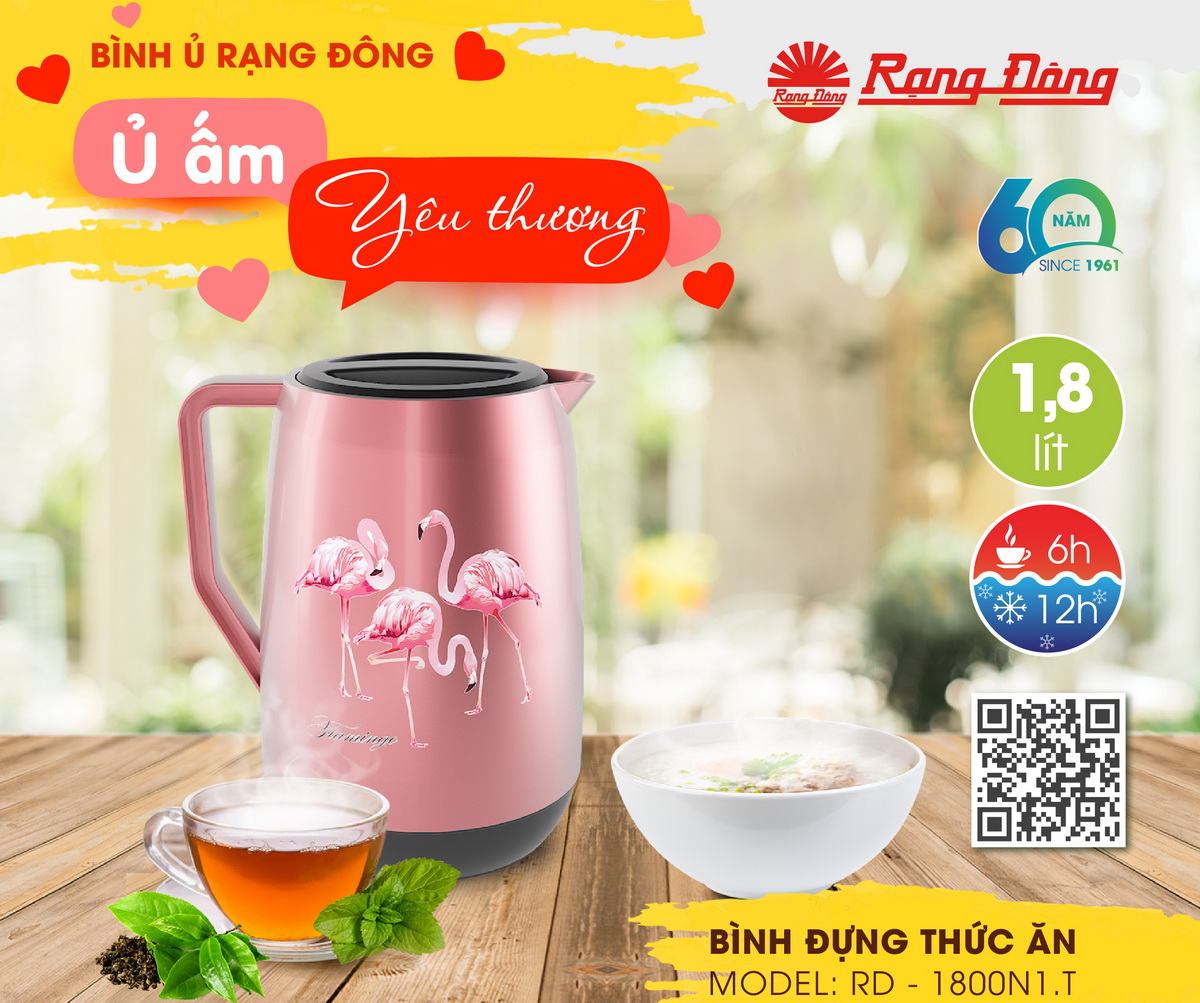 Bình Ủ Rạng Đông: Giữ Nóng Thực Phẩm Hiệu Quả, An Toàn Gallery 1