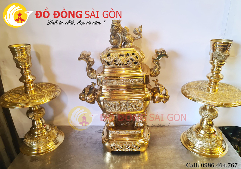 Bộ Lư Đồng Để Bàn Thờ: Chọn Mua Sản Phẩm Chất Lượng, Đẹp Mắt Gallery 1